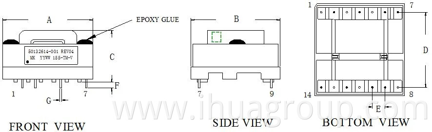 More Energy Saving Ferrite Core Er35 Bobbins SMPS High Frequency Power Audio Transformer